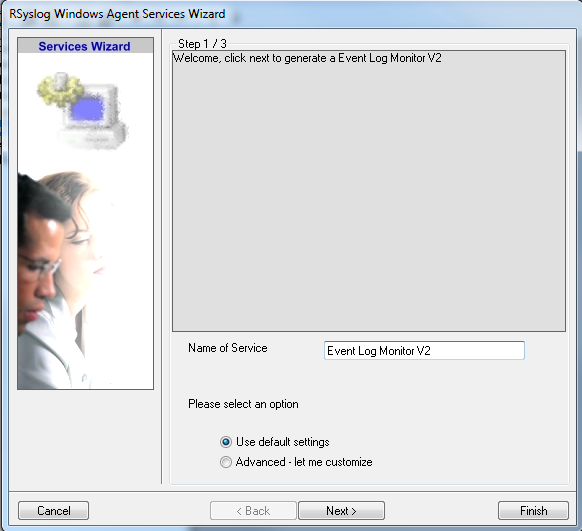 Windows Rsyslog Agent How To setup EventLogMonitor V2 Service - rsyslog